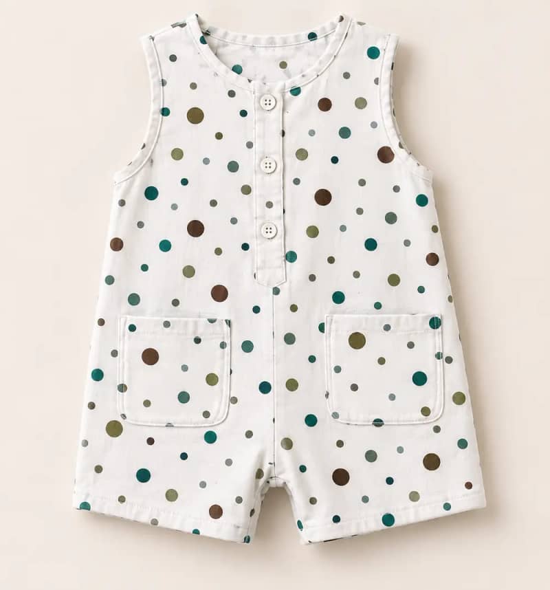 Multi-Color Polka Dot Romper