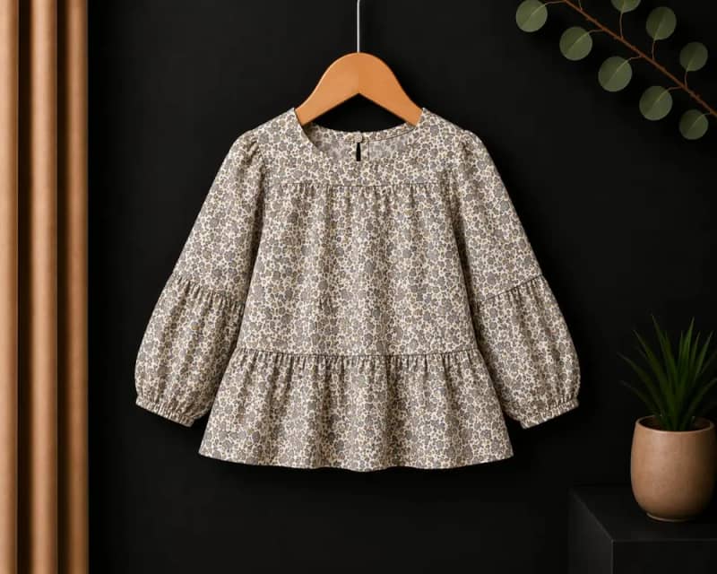 Autumn Floral Cotton top