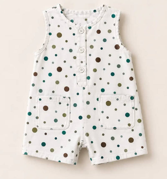 Multi-Color Polka Dot Romper