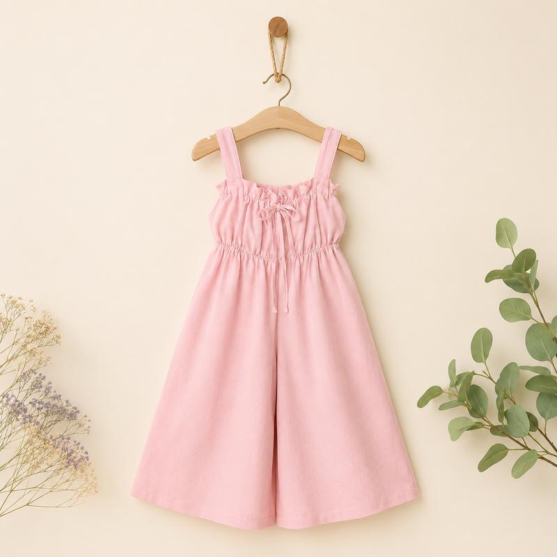 Blush Wide-Leg Jumpsuit