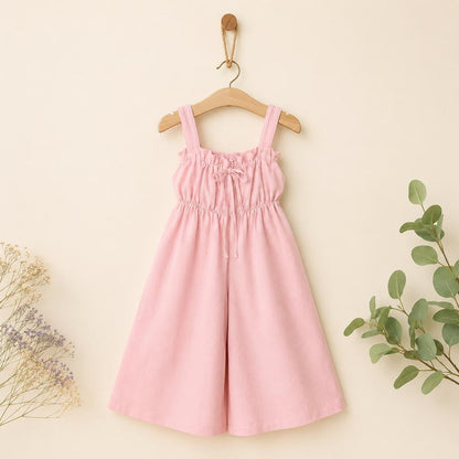 Blush Wide-Leg Jumpsuit