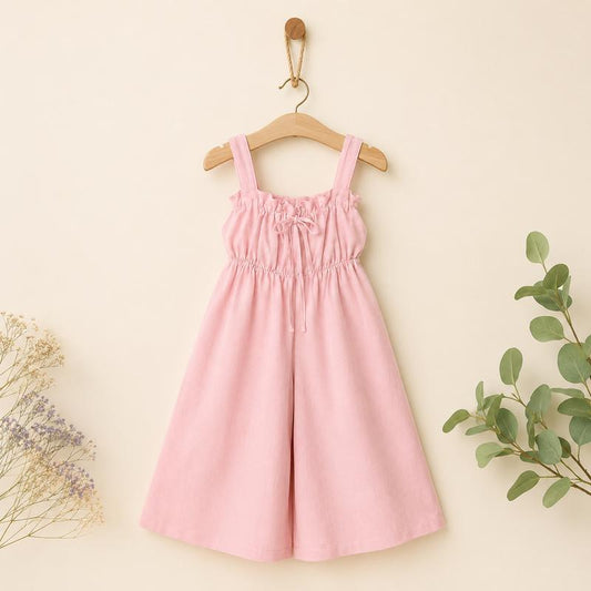 Blush Wide-Leg Jumpsuit