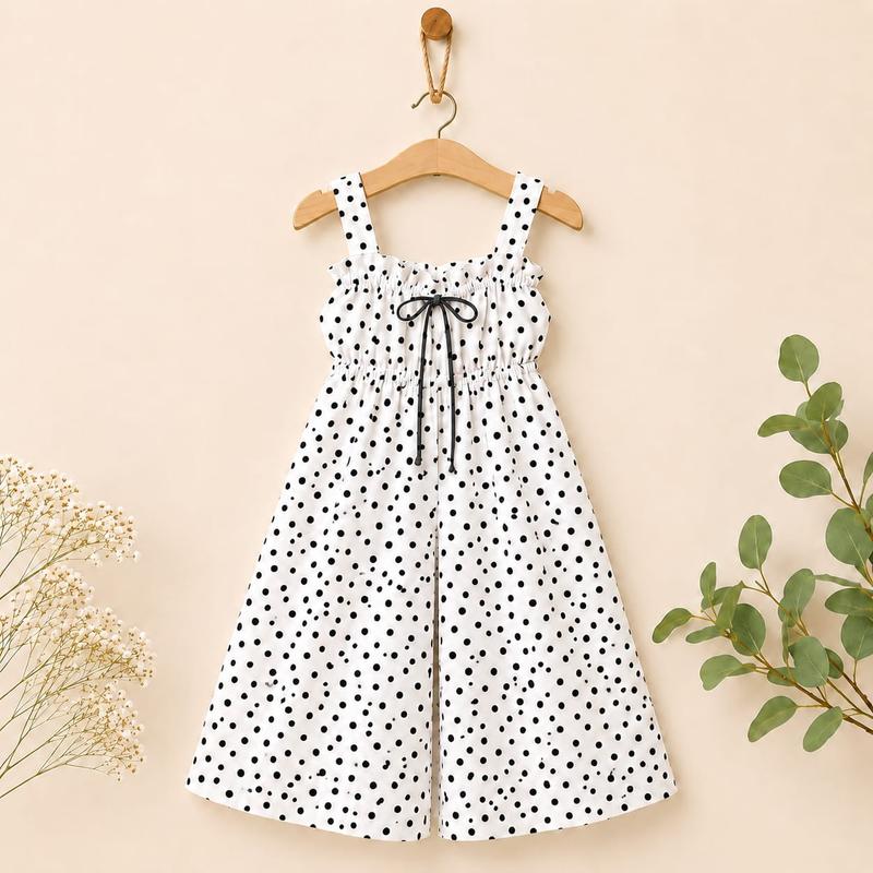 Polka Dot Wide Leg Jumpsuit