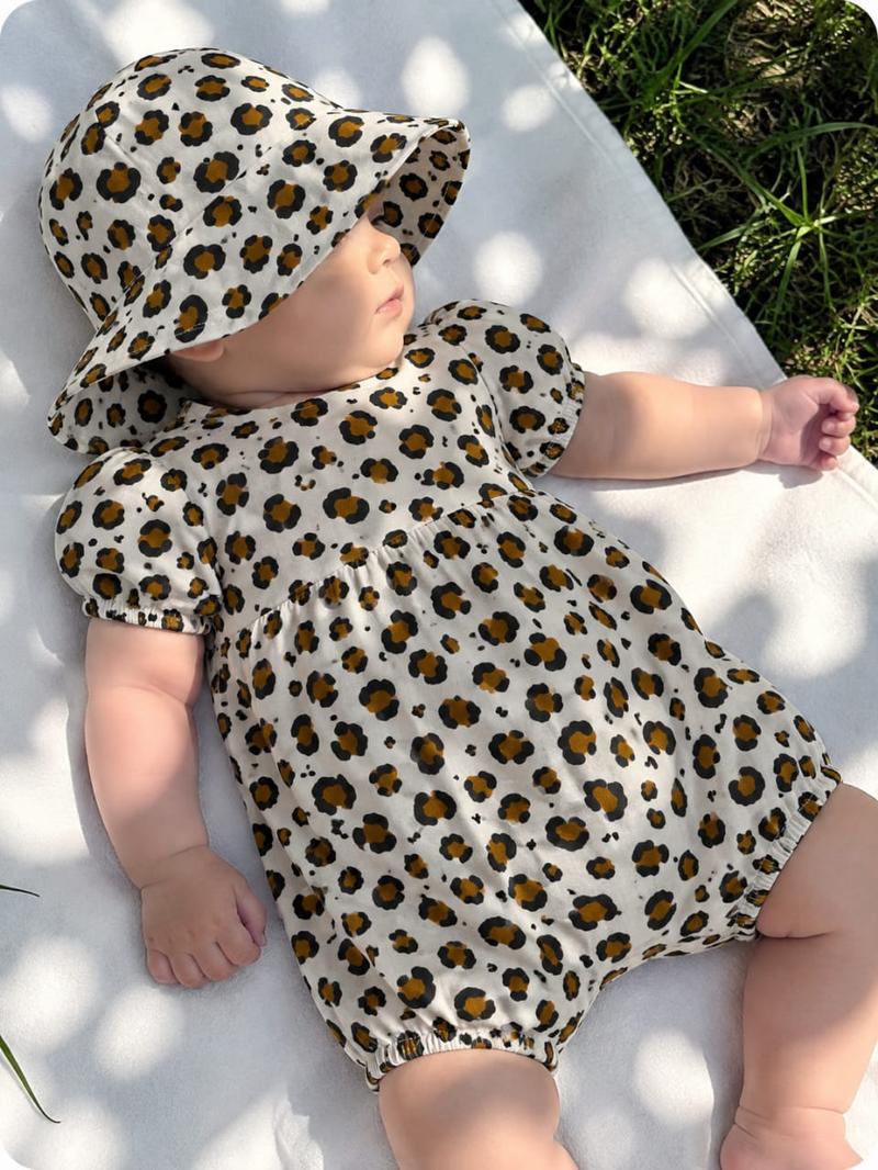 Safari Chic Leopard Romper