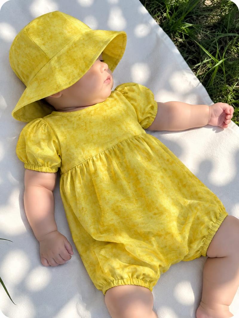 Sunny Yellow Baby Romper